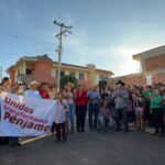 Inauguran obra de pavimentación en la comunidad Veredas .-PÈNJAMO