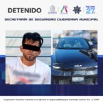 DETIENE POLICÍA MUNICIPAL DE IRAPUATO ASUJETO REINCIDENTE, CON UN VEHÍCULOROBADO EN SALAMANCA